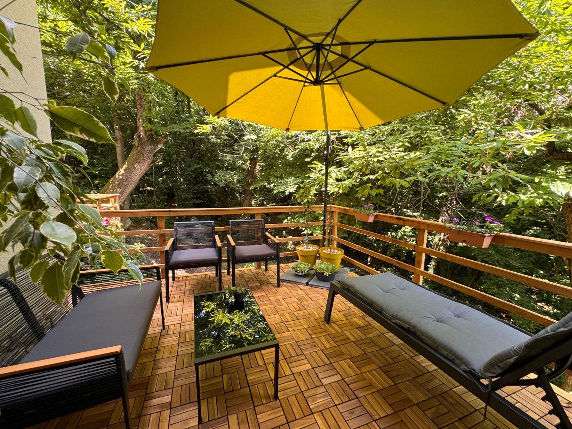 Apartment With A Terrace Forest Home Lullula Veprinac Esterno foto