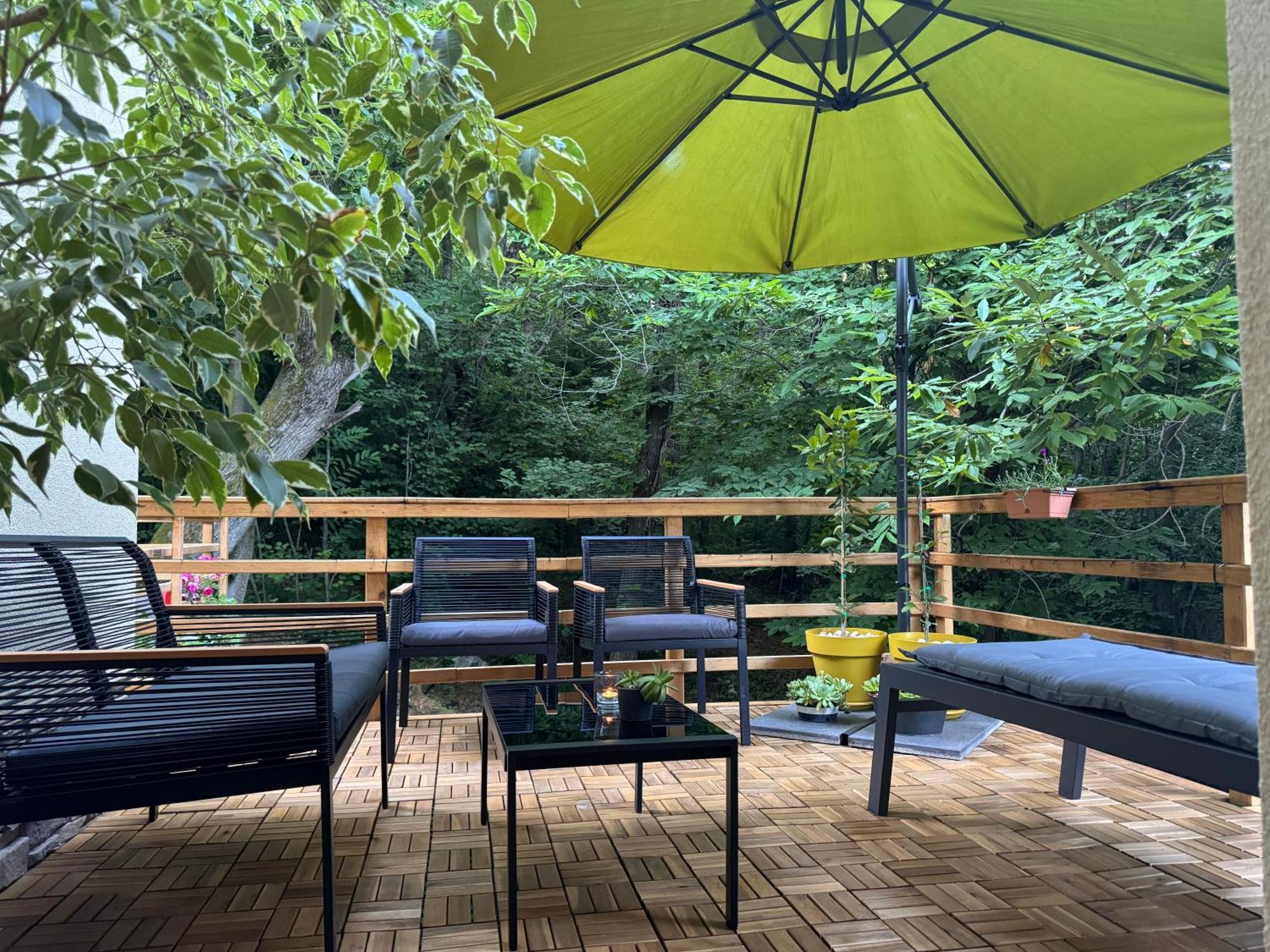 Apartment With A Terrace Forest Home Lullula Veprinac Esterno foto
